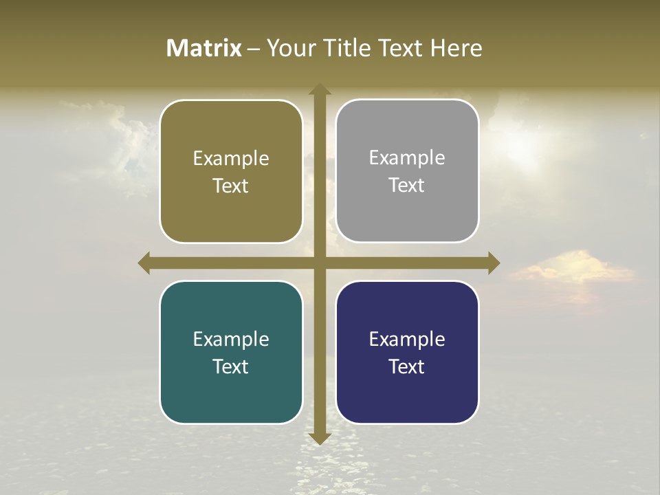Race Escape Sunlight PowerPoint Template