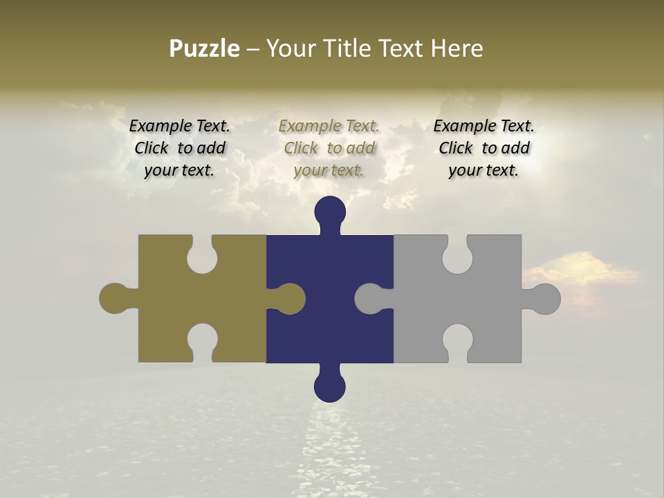 Race Escape Sunlight PowerPoint Template