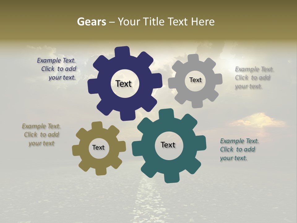 Race Escape Sunlight PowerPoint Template