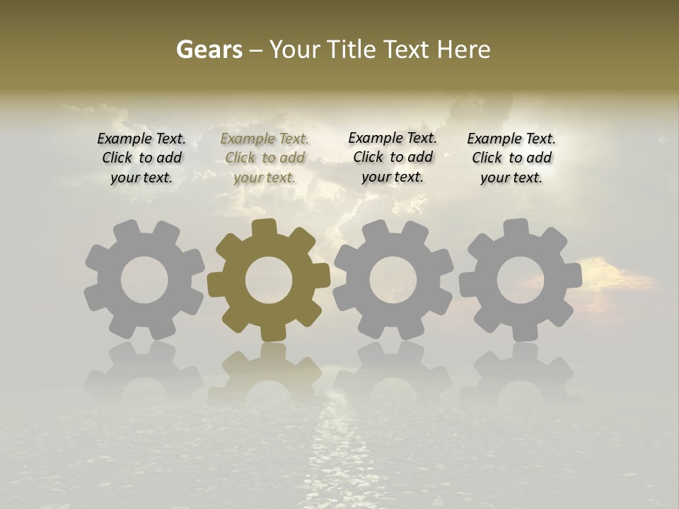 Race Escape Sunlight PowerPoint Template