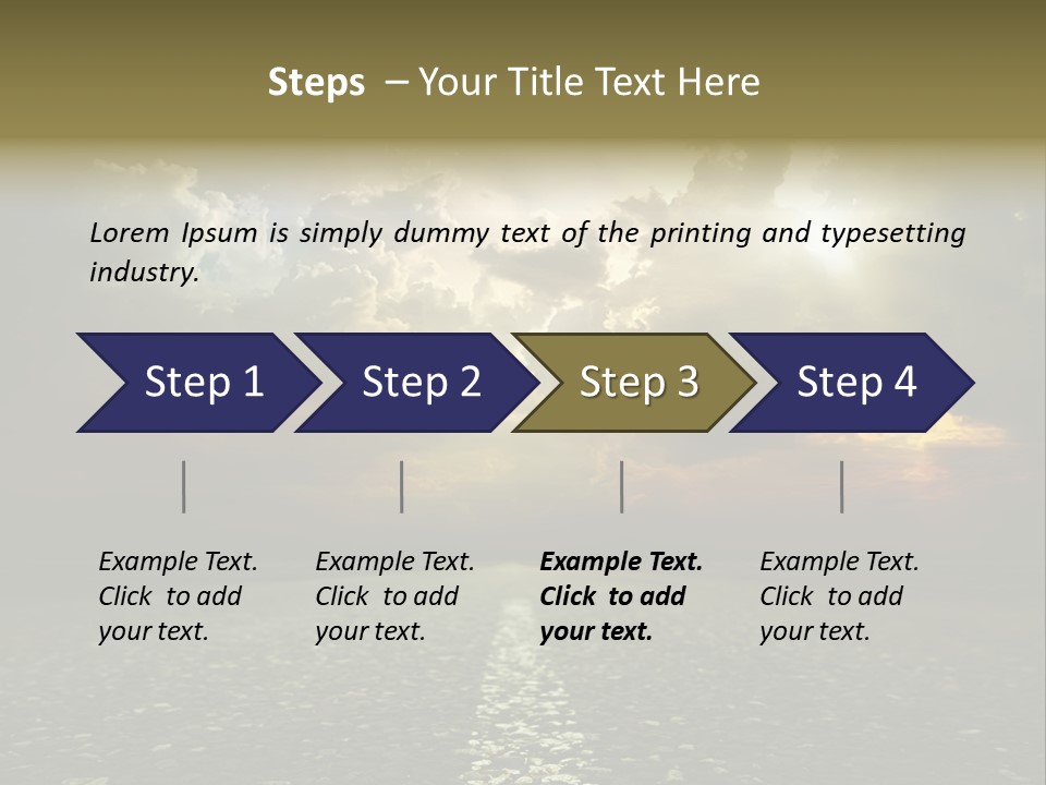 Race Escape Sunlight PowerPoint Template