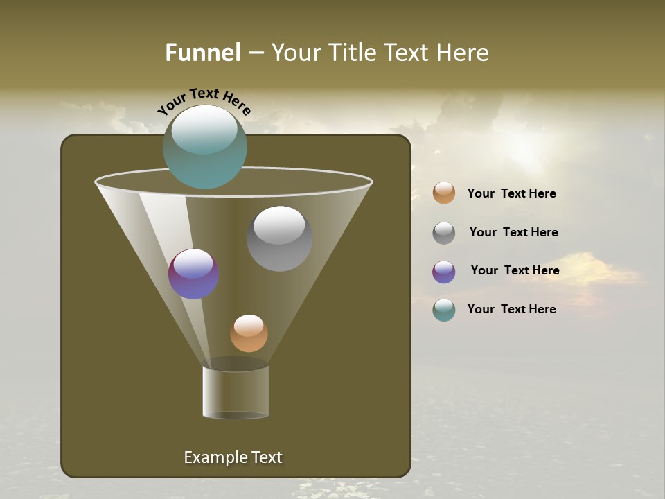 Race Escape Sunlight PowerPoint Template