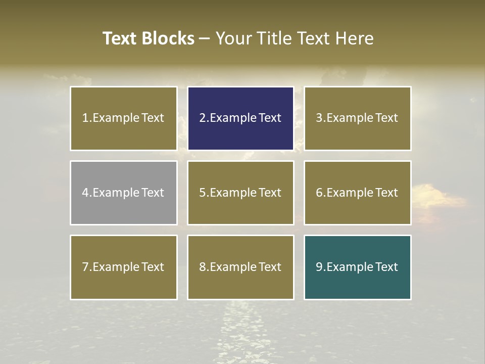 Race Escape Sunlight PowerPoint Template