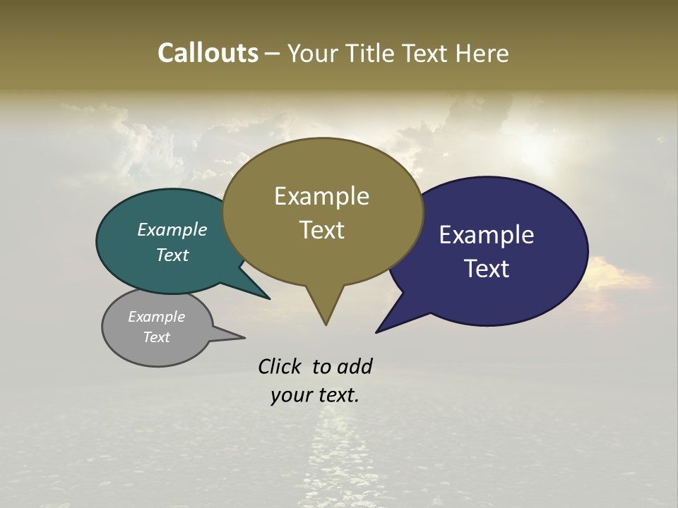 Race Escape Sunlight PowerPoint Template