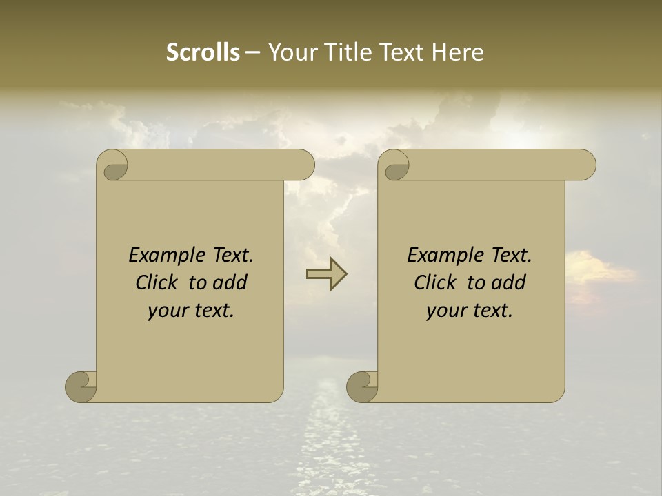 Race Escape Sunlight PowerPoint Template