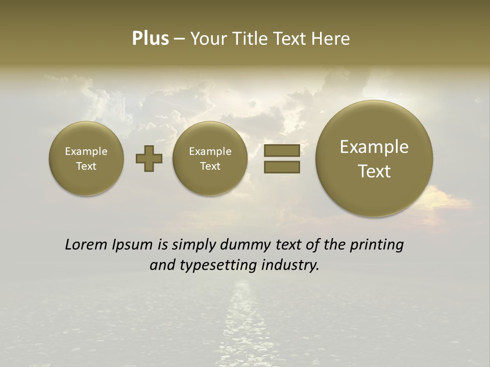 Race Escape Sunlight PowerPoint Template