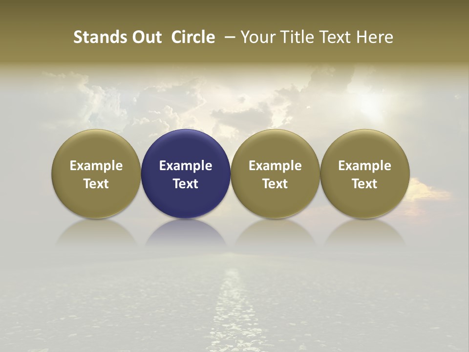 Race Escape Sunlight PowerPoint Template