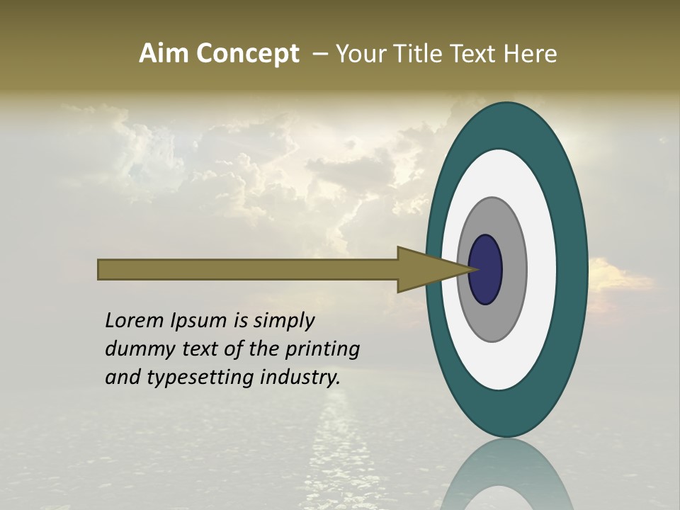 Race Escape Sunlight PowerPoint Template