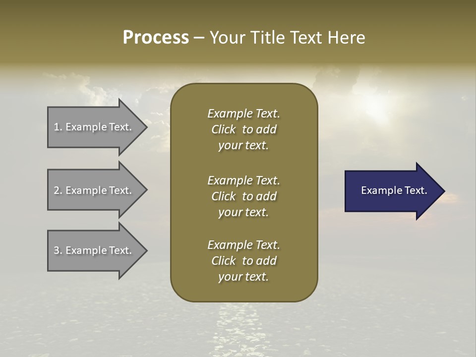 Race Escape Sunlight PowerPoint Template
