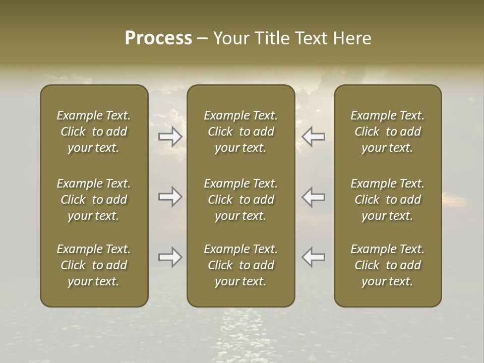 Race Escape Sunlight PowerPoint Template