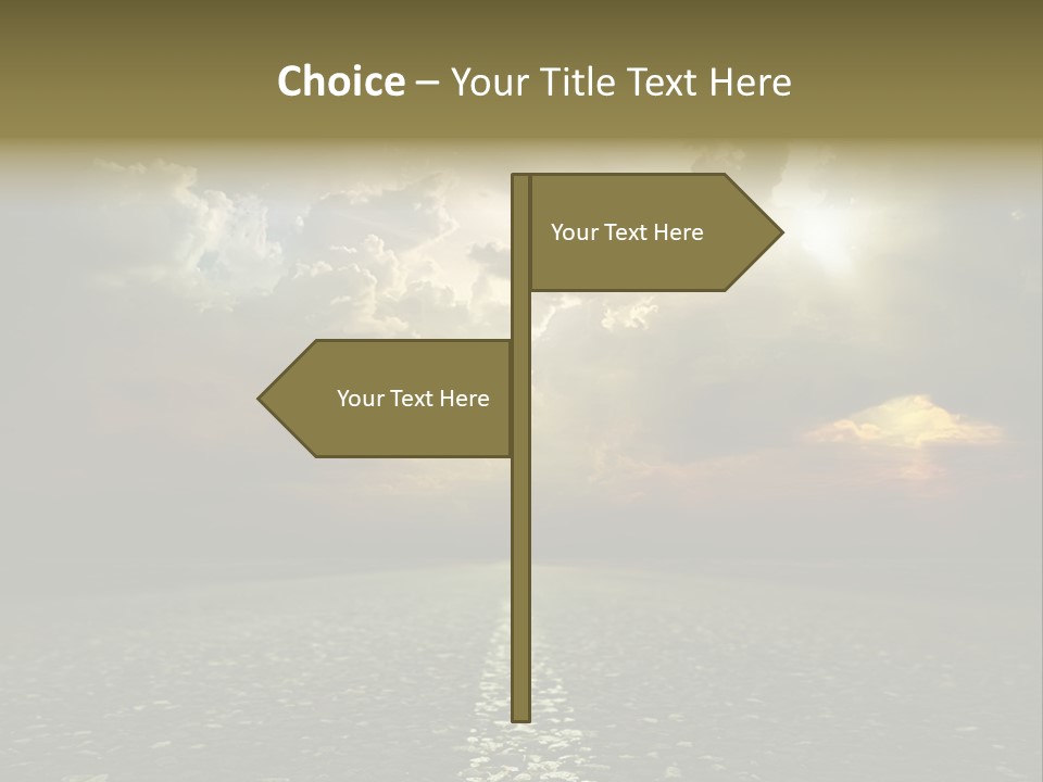 Race Escape Sunlight PowerPoint Template