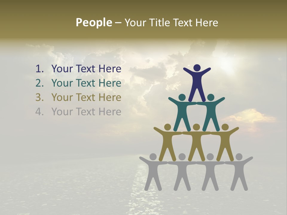 Race Escape Sunlight PowerPoint Template