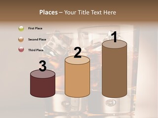 Glass Brown Liquor PowerPoint Template