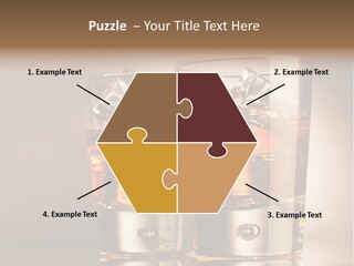 Glass Brown Liquor PowerPoint Template