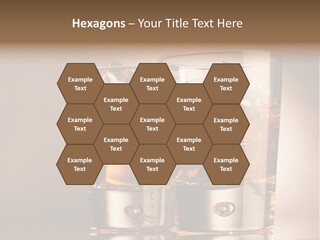 Glass Brown Liquor PowerPoint Template