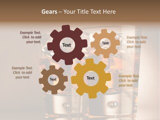 Glass Brown Liquor PowerPoint Template