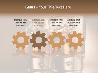 Glass Brown Liquor PowerPoint Template