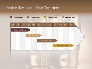 Glass Brown Liquor PowerPoint Template