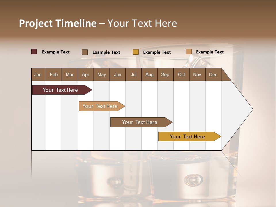 Glass Brown Liquor PowerPoint Template