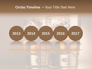 Glass Brown Liquor PowerPoint Template