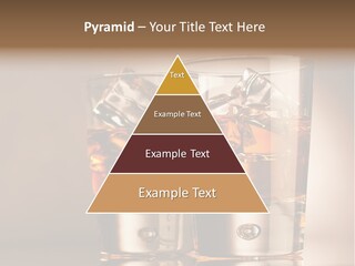 Glass Brown Liquor PowerPoint Template