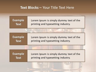 Glass Brown Liquor PowerPoint Template