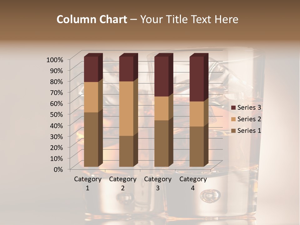 Glass Brown Liquor PowerPoint Template