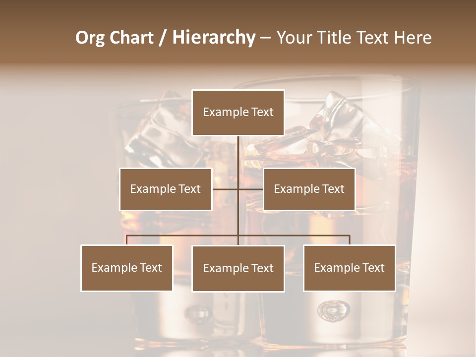Glass Brown Liquor PowerPoint Template