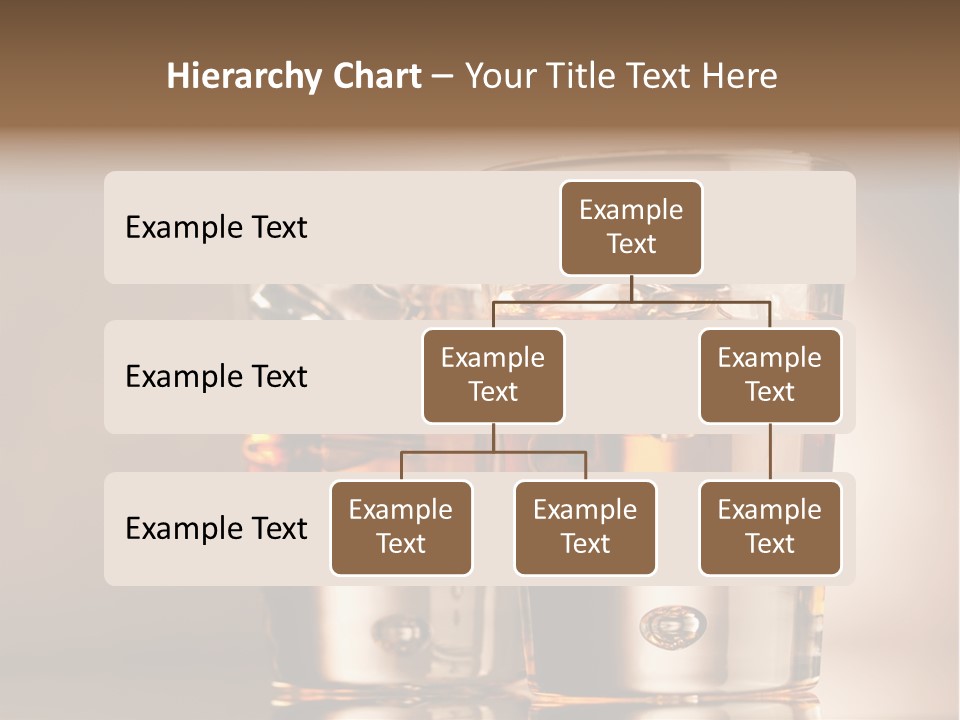 Glass Brown Liquor PowerPoint Template