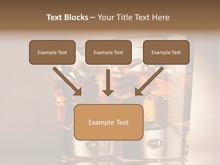 Glass Brown Liquor PowerPoint Template