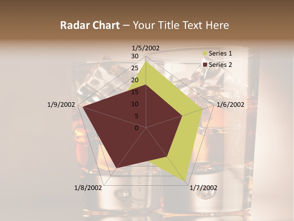 Glass Brown Liquor PowerPoint Template