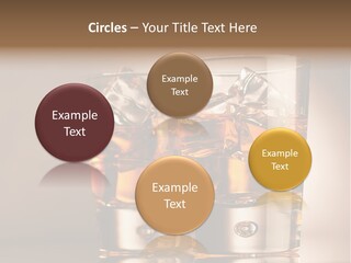 Glass Brown Liquor PowerPoint Template