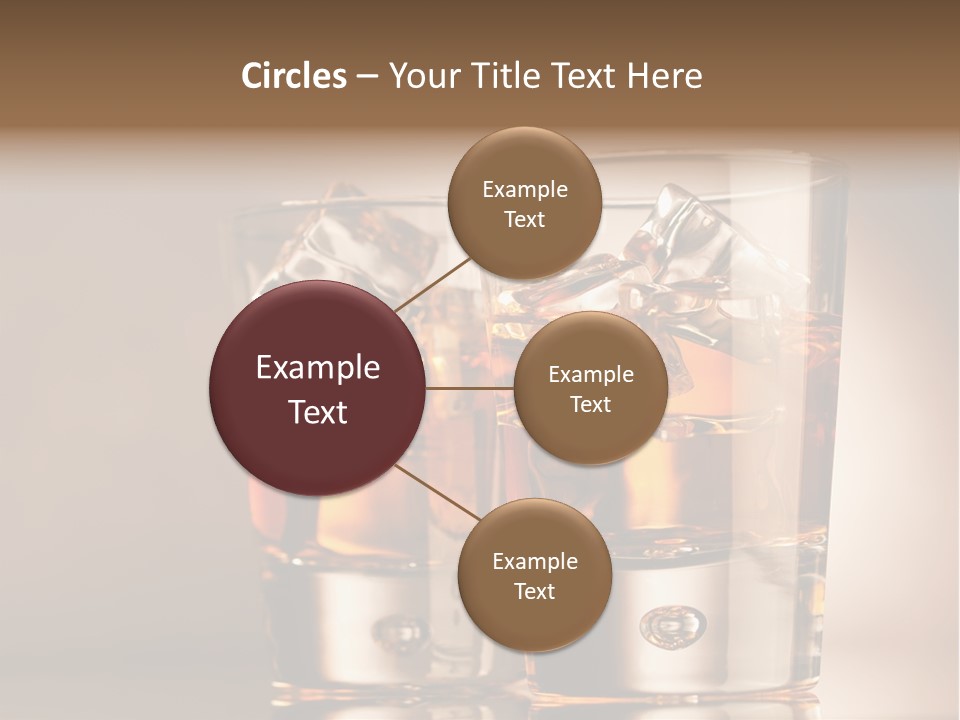 Glass Brown Liquor PowerPoint Template