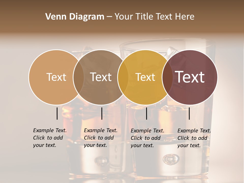 Glass Brown Liquor PowerPoint Template