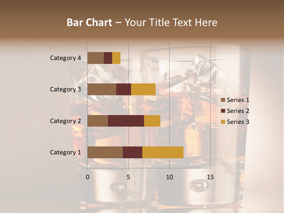 Glass Brown Liquor PowerPoint Template