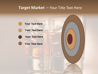 Glass Brown Liquor PowerPoint Template