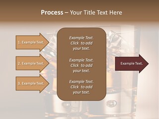 Glass Brown Liquor PowerPoint Template