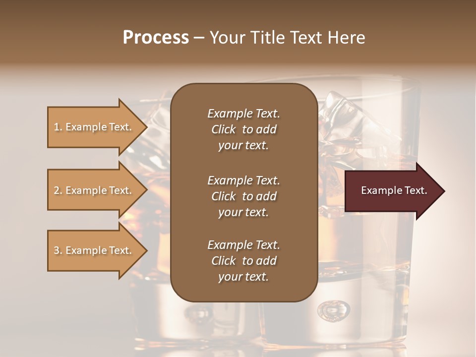 Glass Brown Liquor PowerPoint Template