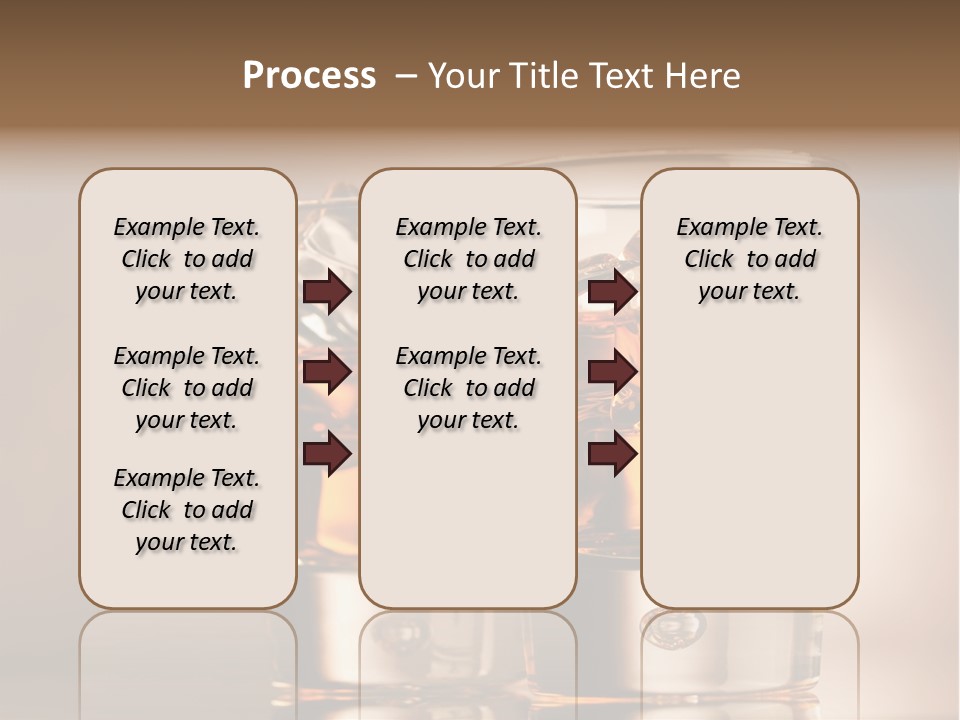 Glass Brown Liquor PowerPoint Template