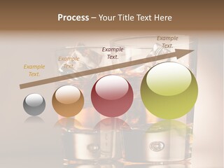 Glass Brown Liquor PowerPoint Template