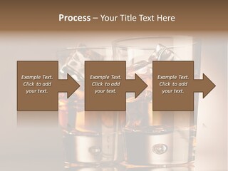 Glass Brown Liquor PowerPoint Template