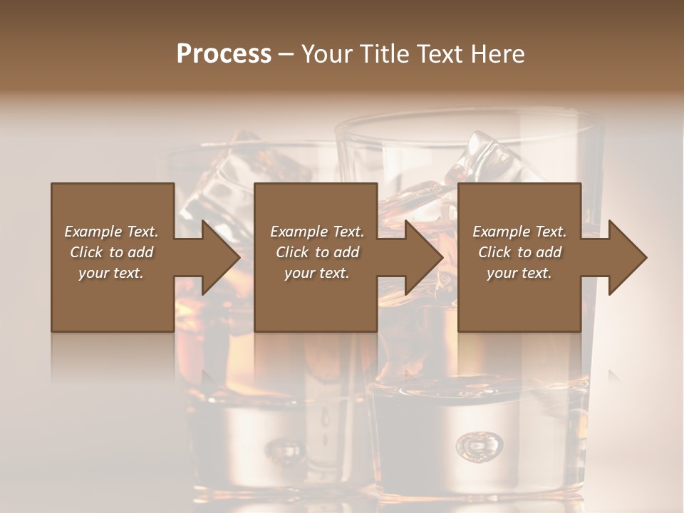 Glass Brown Liquor PowerPoint Template