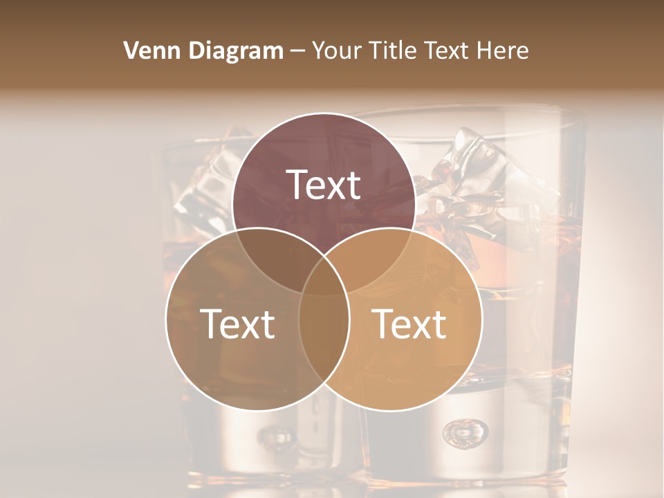 Glass Brown Liquor PowerPoint Template