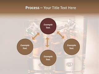 Glass Brown Liquor PowerPoint Template
