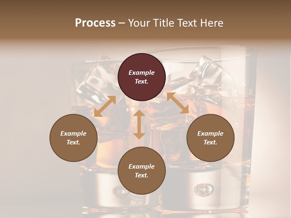 Glass Brown Liquor PowerPoint Template