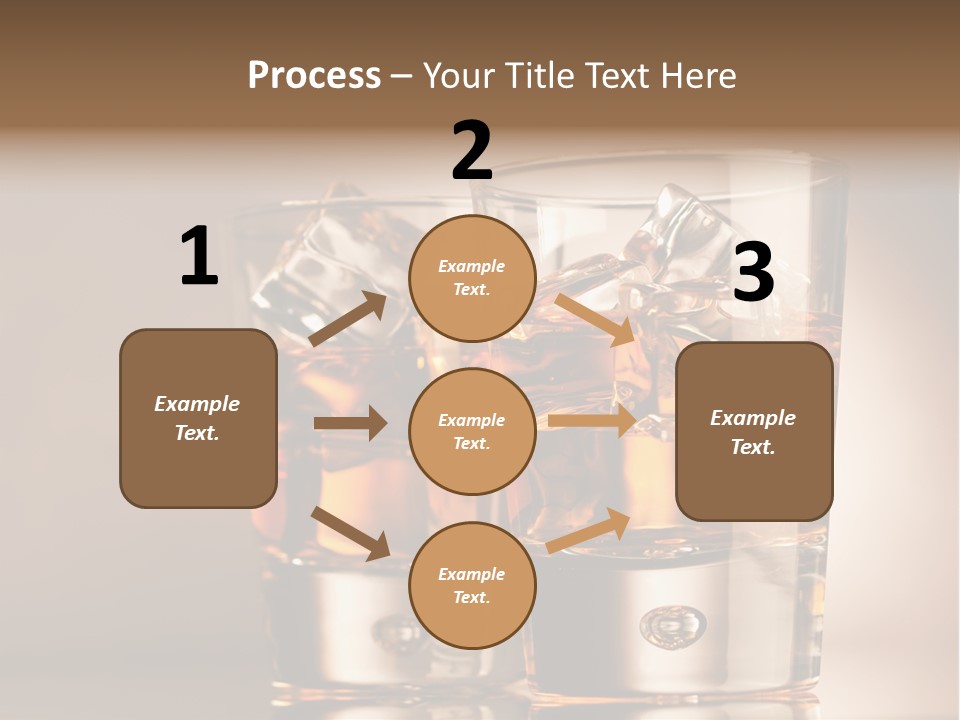 Glass Brown Liquor PowerPoint Template