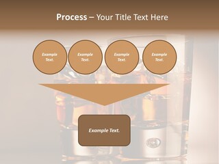 Glass Brown Liquor PowerPoint Template