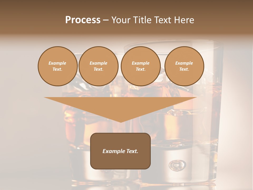 Glass Brown Liquor PowerPoint Template