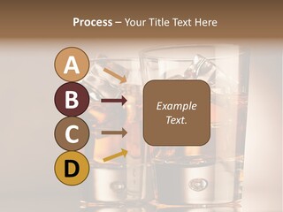 Glass Brown Liquor PowerPoint Template