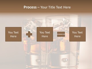 Glass Brown Liquor PowerPoint Template